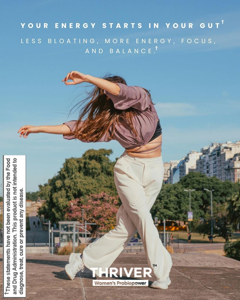 Women's Daily Gut Health Formula | Probiotics, Prebiotics, Vitamin D & B12 | One Daily Vegan Capsule | Botanical Blend | Non-GMO | Made in USA