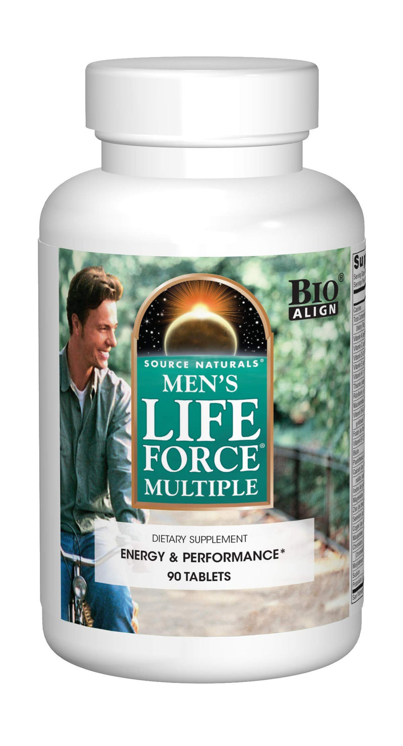 Source Naturals Men's Life Force Multiple, Enegry & Performance* - 180 Tablets