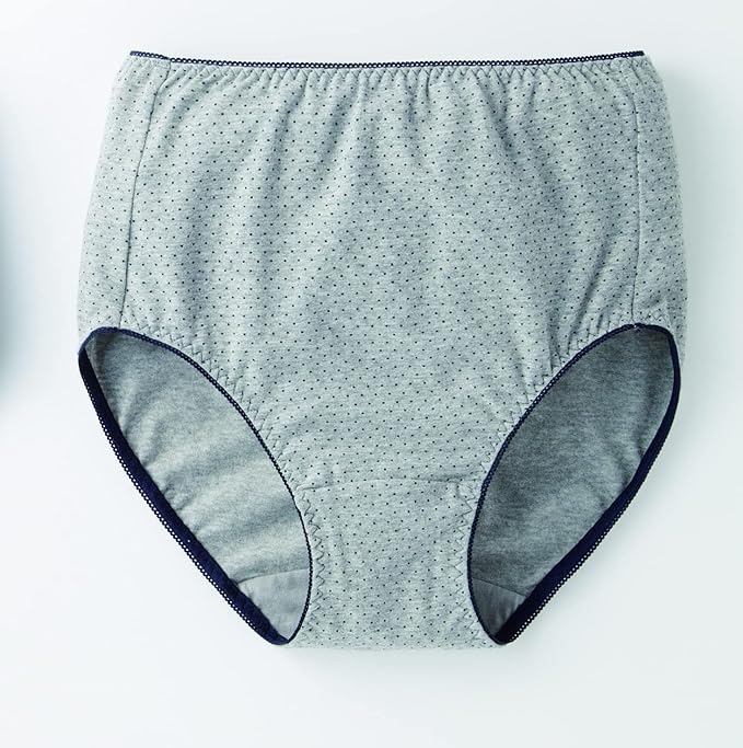 Selvan 100% Cotton Deep Dot Pattern Panties, 3L, 2 Colors Set - BeesActive Australia