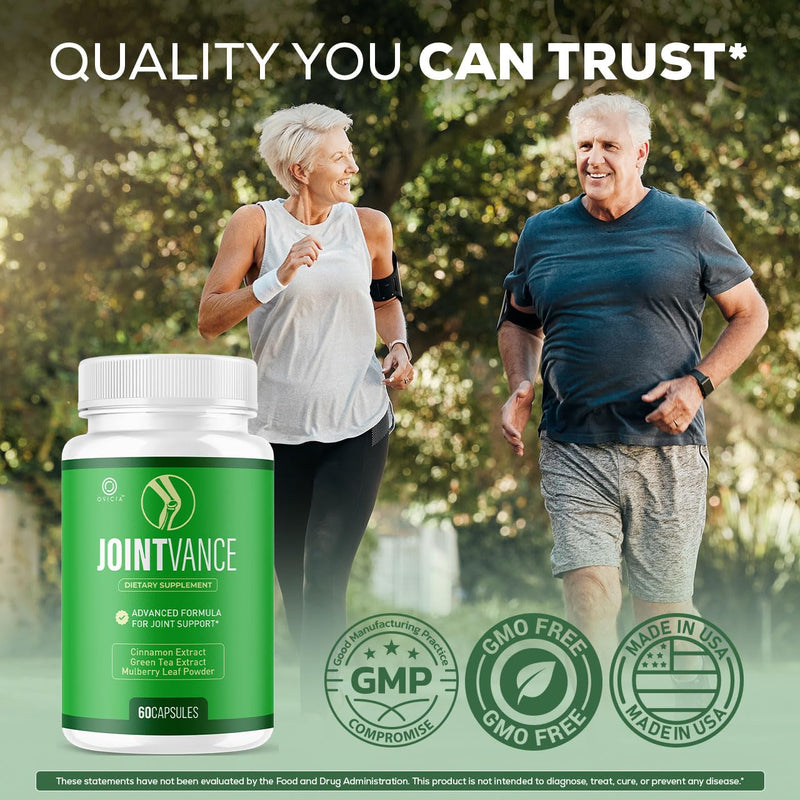 (3 Pack) JointVance Capsules - Advanced Formula Joint Vance Joint Support Pills Daily All Natural Maximum Strength, Premium Vitamins for Overall Health & Wellness Reviews, 180 Capsules for 3 Months