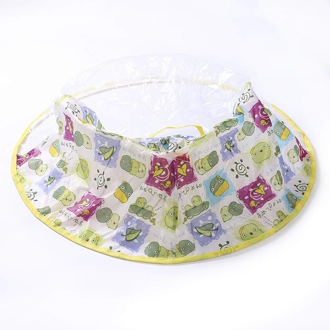 Childrens Hair Shifting Cape Hair Apron, Baby Transparent Hairdressing Cloak Home Hair Cutting Cape Hairdressing Tool Waterproof - BeesActive Australia