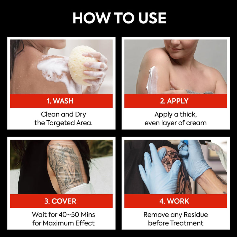 Numbing Cream Maximum Strength: Numbing Cream Extra Strength with Emu Oil and Arnica 50ml - BeesActive Australia