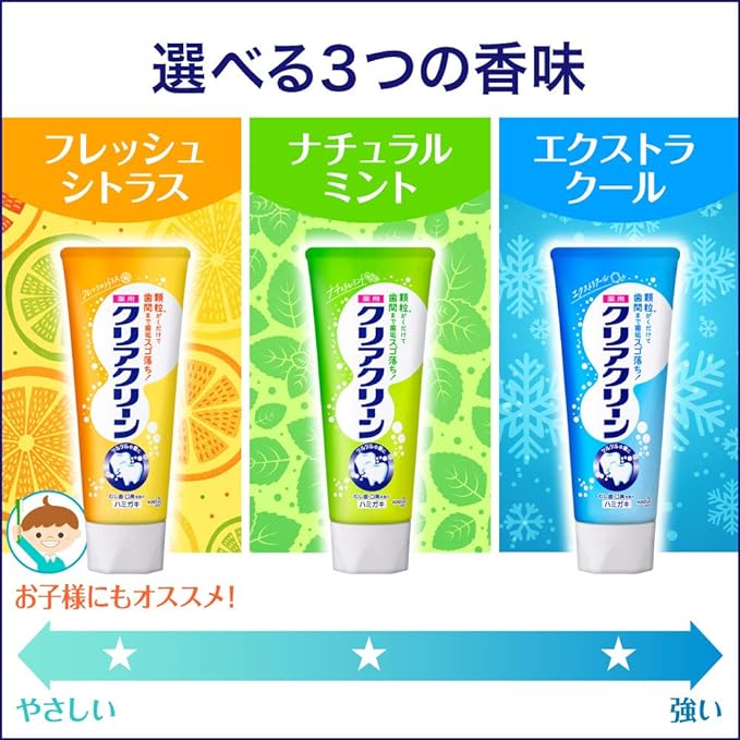 Clear Clean Toothpaste, Natural Mint, Large Capacity, 6.1 oz (170 g) x 3 Piece Set (Quasi Drug) -  Australia