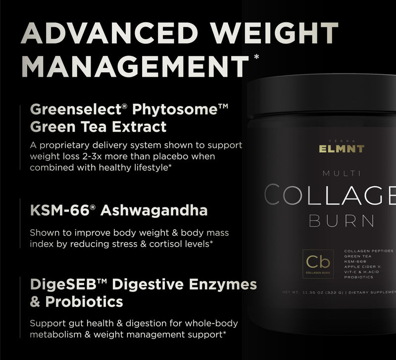 ELMNT Super Collagen Burn for Women w. Probiotics, Hyaluronic Acid, Apple C Vinegar, KSM66, Biotin+ Premium Colageno Multi Collagen Protein Powder for Weight Loss, Fat Burner, Hair, Skin+ (R-Lemonade) Raspberry Lemonade - BeesActive Australia