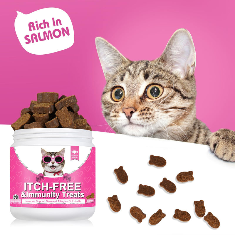 Bailey & Buddies Cat Probiotics & Allergy Relief Bundle – Digestive Support, Itchy Skin Relief, Immune & Gut Health Supplements for Cats