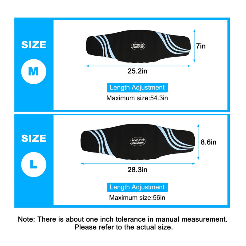 Flotation Swim Belt for Adults,Pool Exercise Equipment for Adults,Fitness Deluxe,Flotation Swimming Belt,Pool Weights for Water Exercise,Water Aerobic Equipment M Black - BeesActive Australia