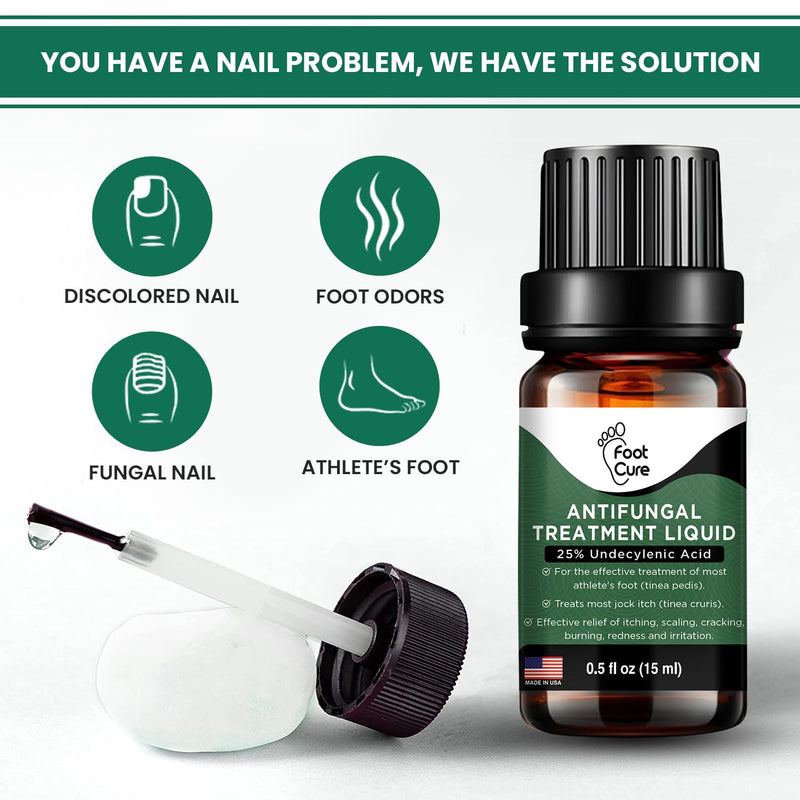 Toenail Fungus Treatment Extra Strength - Best nail fungus treatment for fingernails, nail repair, toenail softener with Toenail repair Solution Complete Pedicure Kit