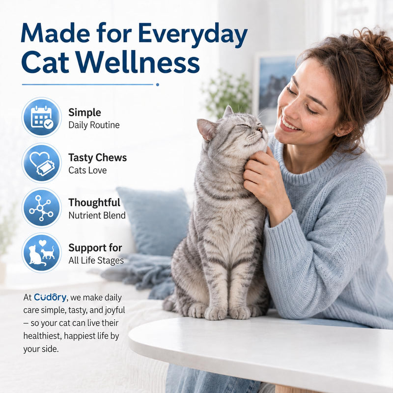 Taurine for Cats Vitamins Treats Snacks –15 in 1 Cat Multivitamin 500 Chews – Supports Immune, Joints, Digestion, Skin & Coat – Daily Healthy Supplement for Cats of All Ages (90-Day Supply)