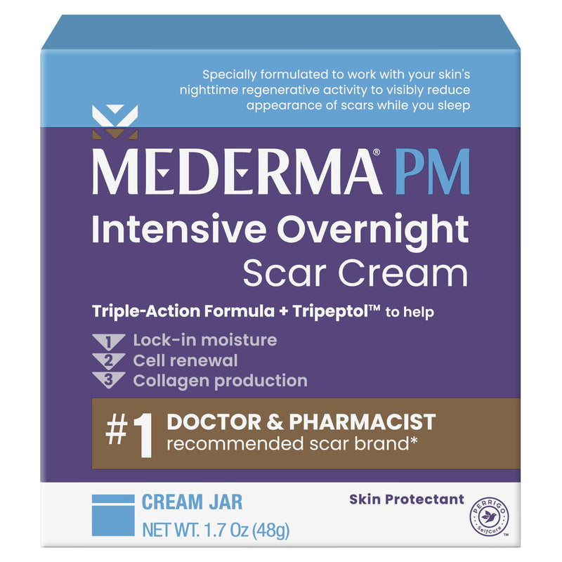 Mederma PM Intensive Overnight Scar Cream - Advanced Scar Treatment with Tripeptol, Works While You Sleep 1.7 Ounce - BeesActive Australia