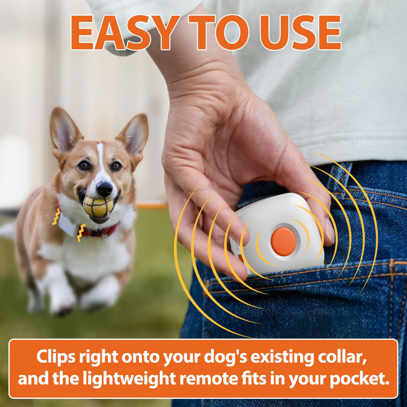 Dog Training Device No Shock, Dog Training Collar Clip with Remote, Safe & Humane Vibrating Dog Clicker, One-Touch Operation, for Beginner Dog Trainer for 5-15 lbs Small Medium Large Dogs - BeesActive Australia