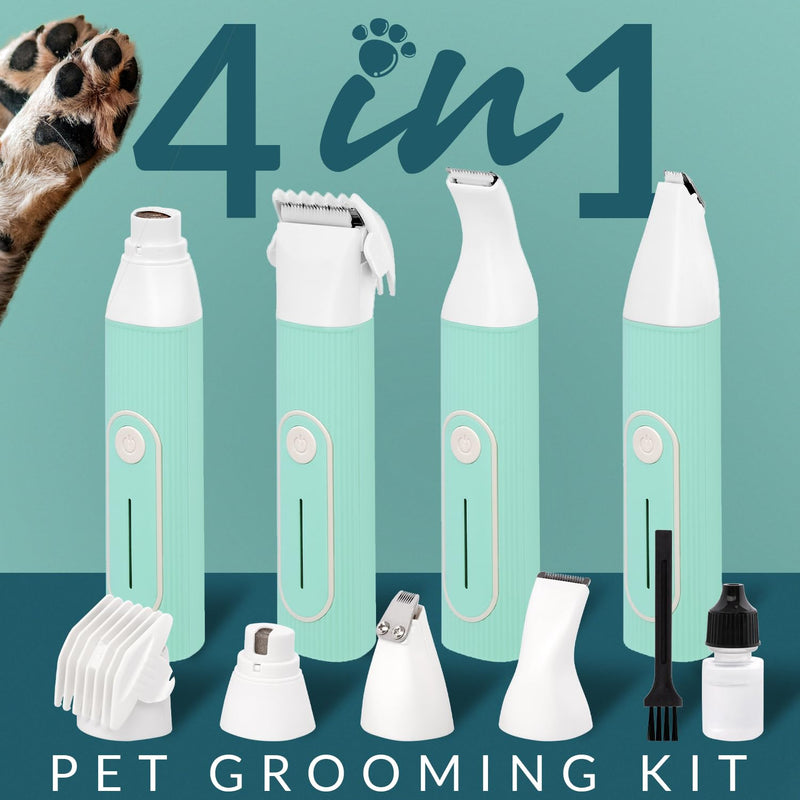 FLUFFY PUPPY Dog Clippers for Grooming, Pet Paw Trimmer | Cat Grooming Supplies | Low Noise for Trimming Dog's Hair Around Paws, Eyes, Ears, Face - BeesActive Australia
