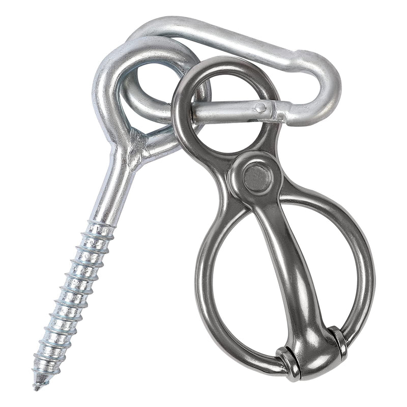 Martx Blocker tie Ring for Horses,Horse tack and Supplies Horse Accessories,Horse tie Ring Prevents Horses from Pulling Back Sturdy Stainless Steel - BeesActive Australia