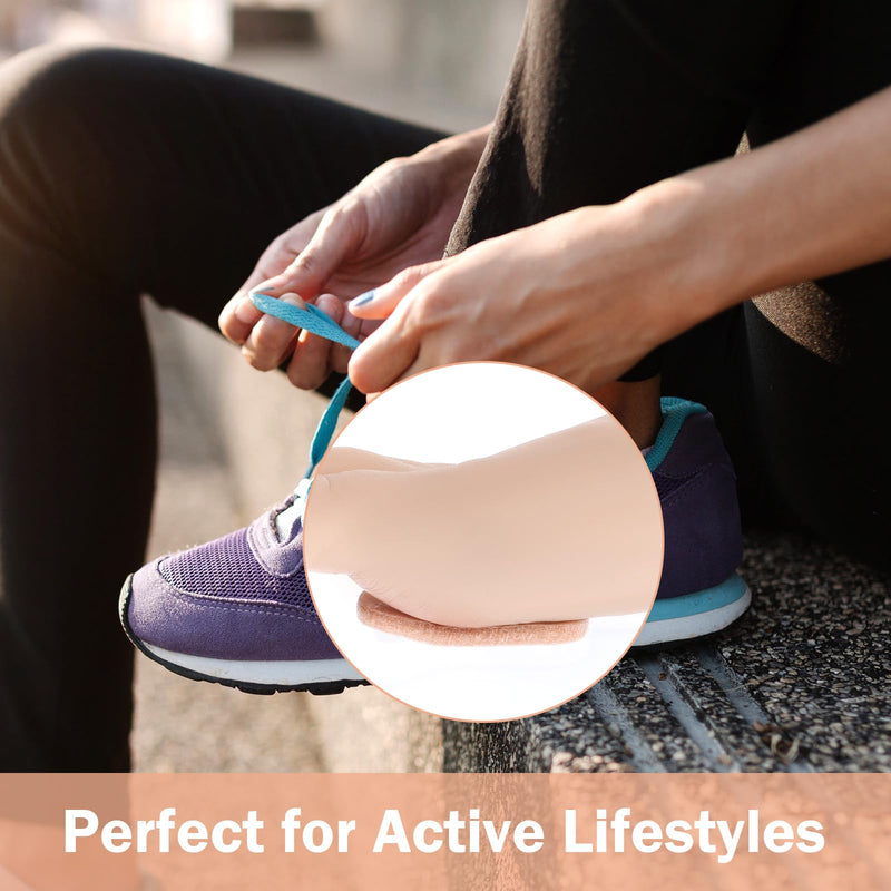 96Pcs Callus Pads for Feet, Soft Felt Callus Cushions Bottom, Horseshoe Pads for Heel, U Shape Metatarsal Pad Pain Relief, Adhesive Corn Pad Keeps Protecting Calluses for Women Men - BeesActive Australia