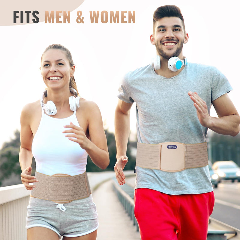 Umbilical Hernia Belt | Abdominal Hernia Belt for Men & Women | Belly Button Umbilical Hernia Binder w/ 1 Hernia Compression Pads | Ventral, Epigastric & Post Surgery Support Belts Large - BeesActive Australia