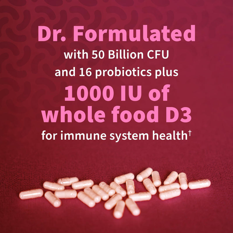 Garden of Life Dr. Formulated Probiotics Urinary Tract+ - Acidophilus Probiotic Supports Urinary Tract Health, Digestive Balance ‚Äì Shelf Stable - Gluten, Dairy, and Soy-Free - 60 Vegetarian Capsules - BeesActive Australia