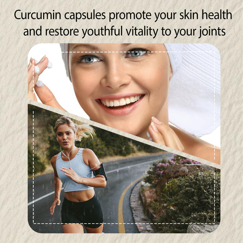 NIVELLE Turmeric Curcumin | Pure Turmeric Curcumin Supplement 1000mg | 95% Curcuminoids with Bee Propolis, Ginger, MCT Oil, Fat Soluble Vitamin C, & Black Pepper | 120 Capsules (1) 1