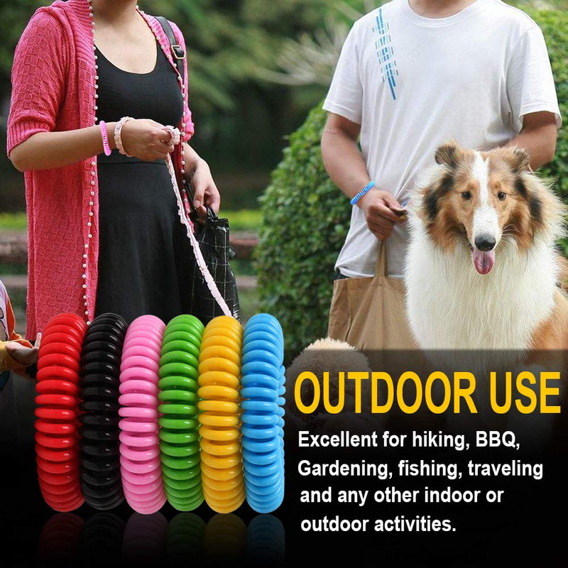 50 Pack Mosquito Repellent Bracelets, DEET-Free Mosquito Bands for Adults & Kids, Individually Wrapped Repellent Wristbands, Camping Travel Beach Essentials - BeesActive Australia
