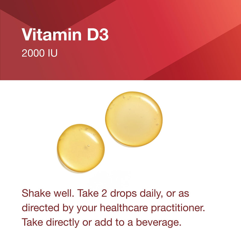PROTOCOL FOR LIFE BALANCE Liquid Vitamin D3-2,000 IU - Immune Support Strong Bones and Teeth Health - 1 Fl Oz (Pack of 2) 1 Fl Oz (Pack of 2)