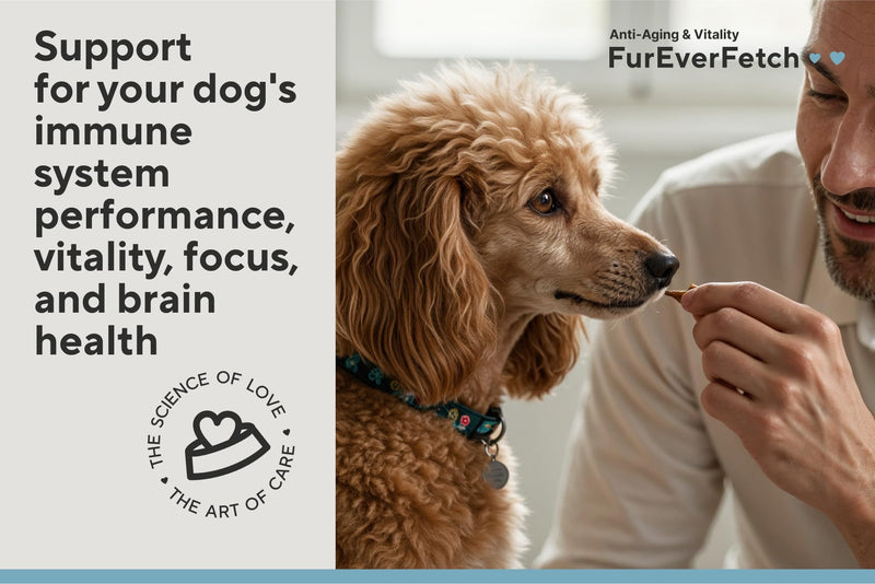 Supplement Treats for Senior Dogs ~ Brain & Vision Support | Slows Cognitive Decline ~ Lion's Mane & Turkey Tail | Memory, Focus & Immune Health | Veterinary-Grade Nootropic Formula | 30 Chews