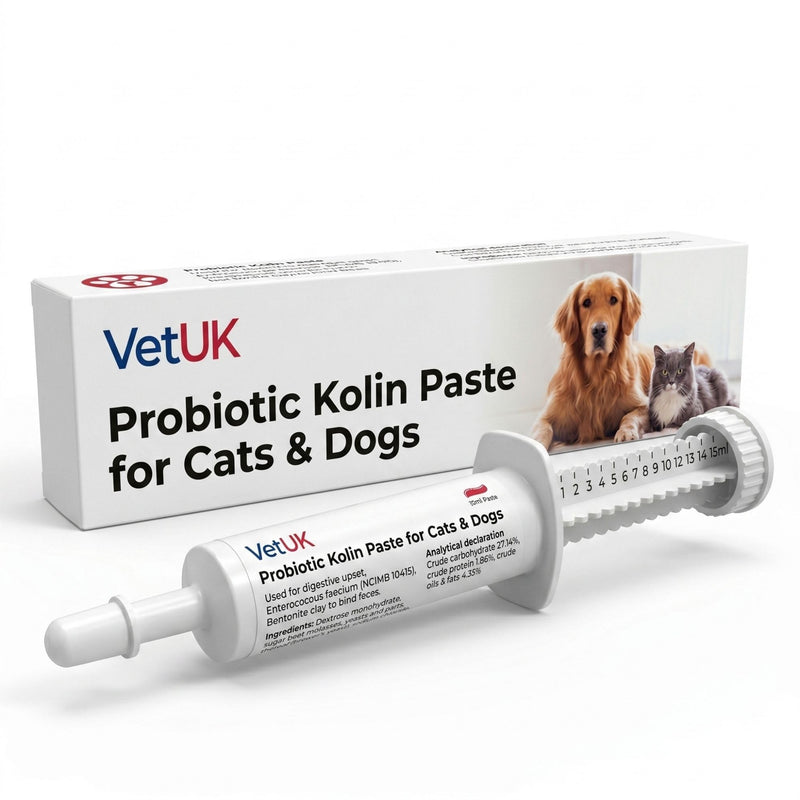 60 ml Probiotic for Dogs & Cats prokoline paste for dogs Digestive Support and Gut Health Supplement for Loose Stools 60 ml