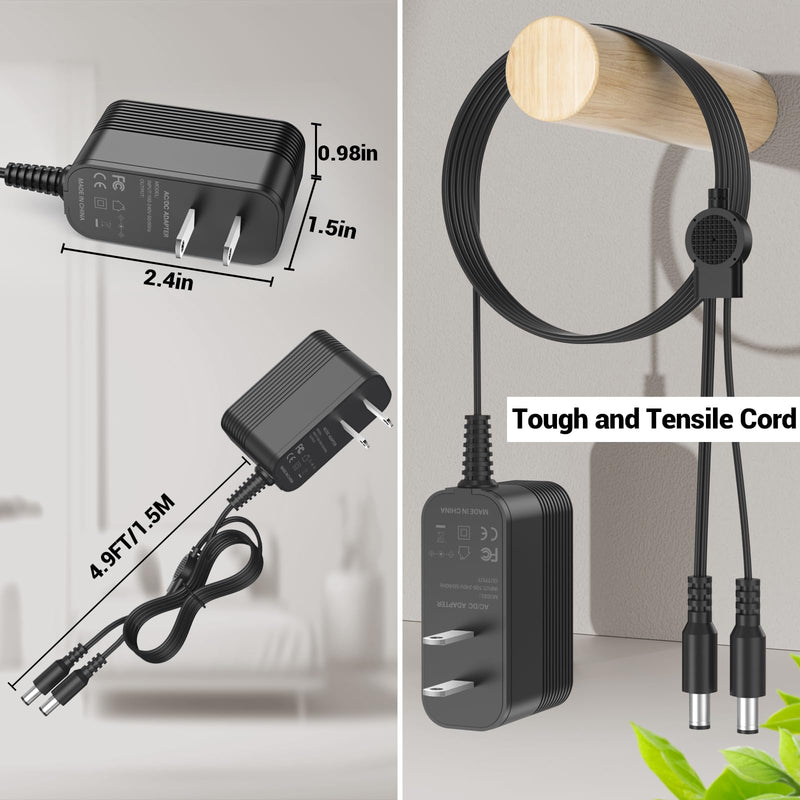 10V AC Adapter for Dogtra Charger for Dogtra ARC 1900S 1902S 2300NCP 2500B 3500NCP 3502NCP HK-AJ-100A150-US Remote E Collar for Dogs Training Replacement Power Supply with Extra Long Cord - BeesActive Australia