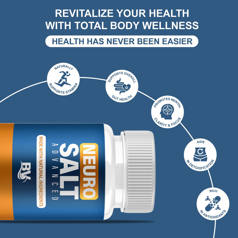 Neuro Salt Advanced Premium Nootropic Pills (2 Pack - 120 Capsules)