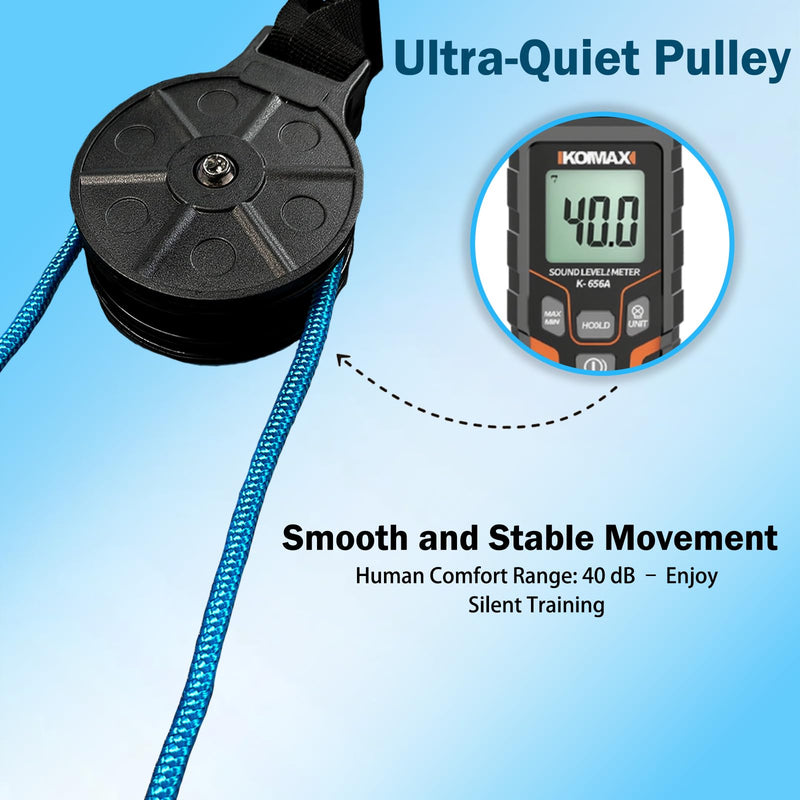 Shoulder Pulley for Physical Therapy, Upgraded Shoulder Rehabilitation Pulley, Exercise Pulley for Shoulders Doorway, Suitable for Limited Shoulder Mobility, Suitable for Home Use - BeesActive Australia