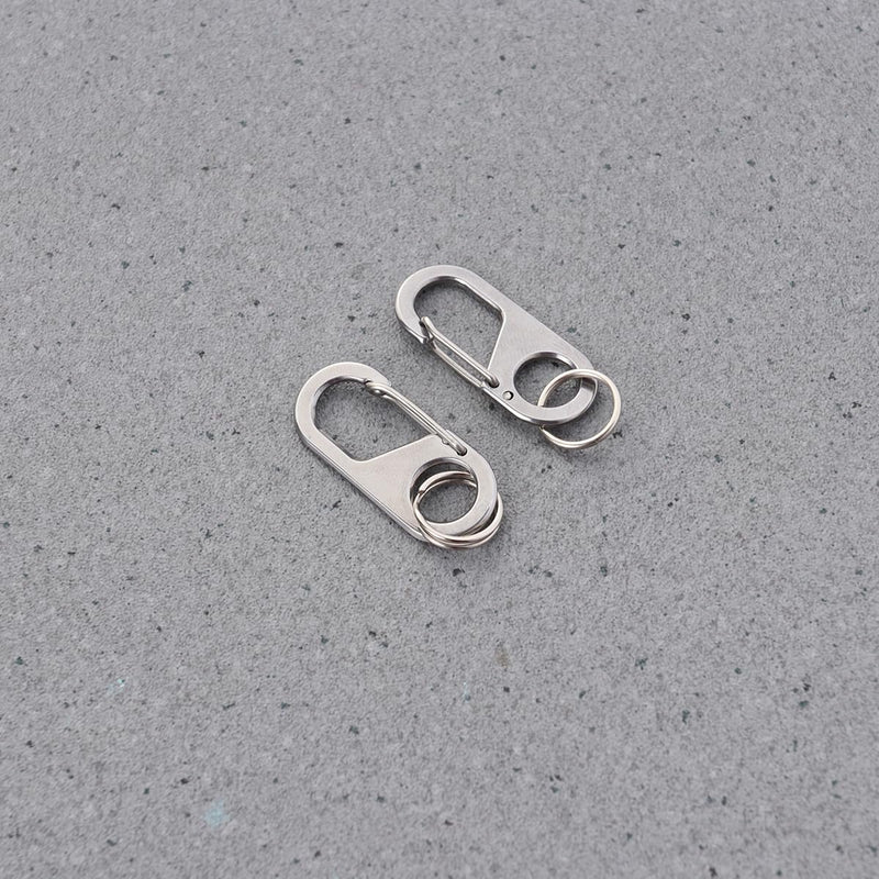 POPETPOP Pack of 2 dog tag clips for dogs and cats collars and harnesses (silver) - BeesActive Australia