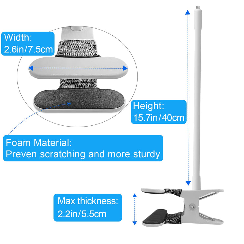 15.7 inches Baby Monitor Mount Compatible with HelloBaby HB65/HB6550/HB6550 pro/HB66/HB248,ANMEATE SM935E Baby Monitor Camera Flexible Clip Clamp Mount Long Gooseneck Arm - BeesActive Australia