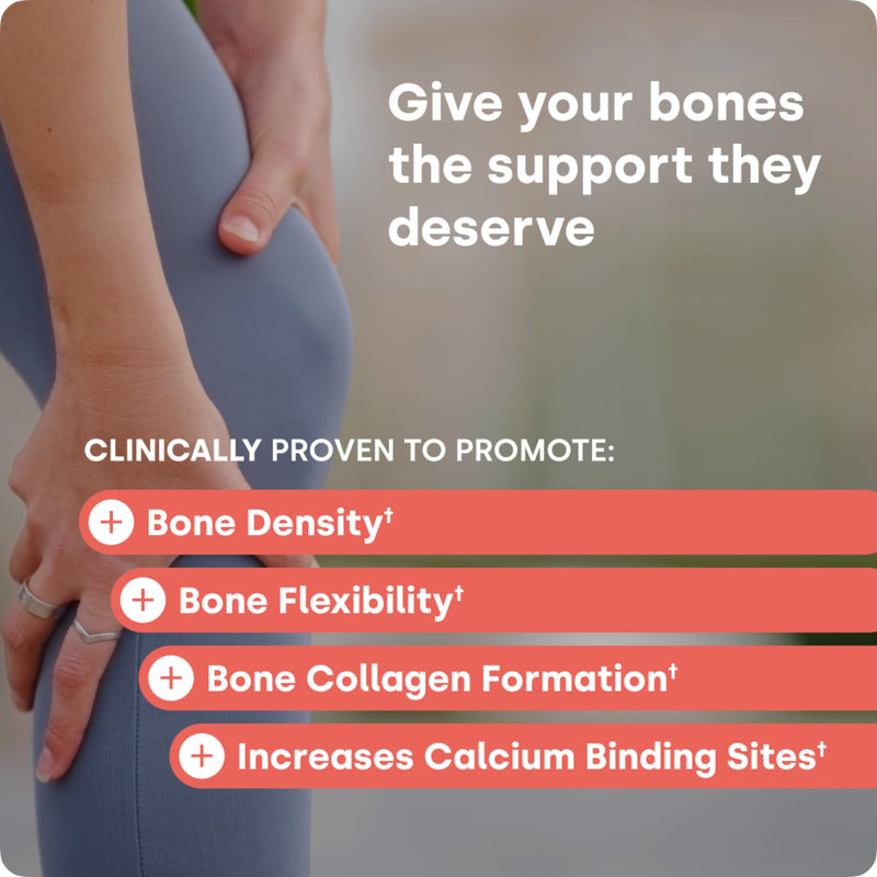 Biosil Advanced Bone Support - 60 Capsules - Supports Bone Density, Flexibility & Collagen Formation with Patented ch-OSA Complex, Inositol, MK7 & Vitamin B12-30-Day Supply