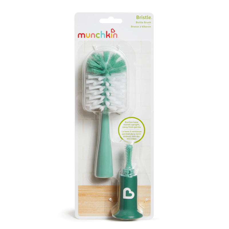 Munchkin® Bristle™ Bottle Brush, Modern Design, Sage