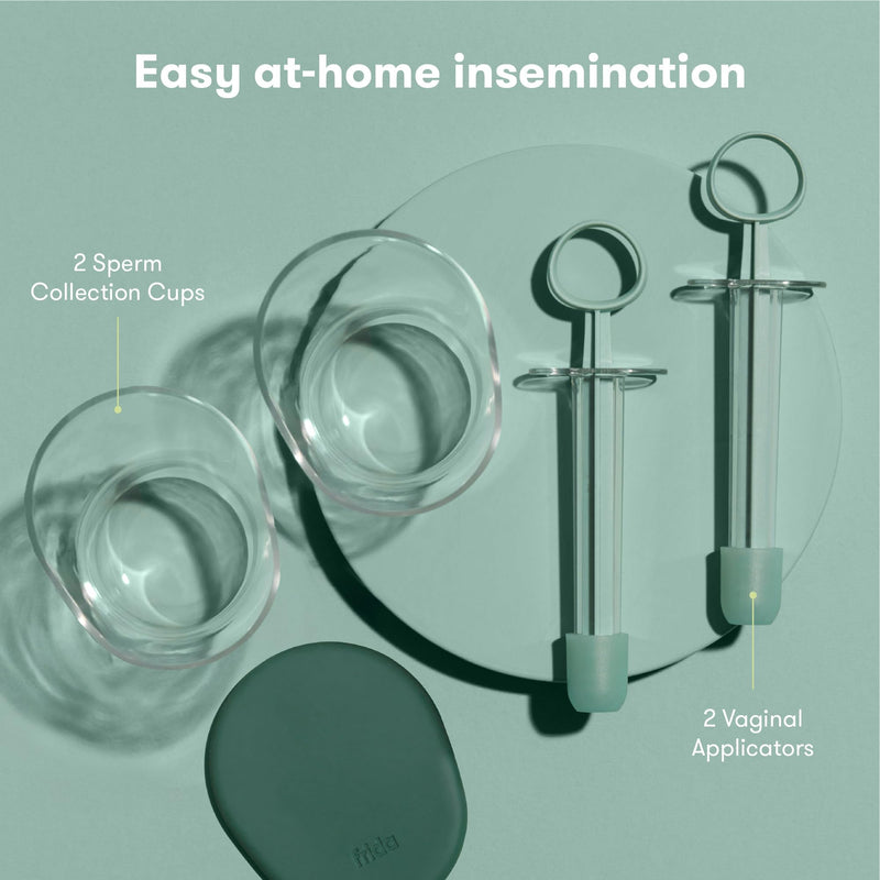 Frida Fertility At-Home Insemination Kit for Conception Support, Easy DIY 2 Collection Cups