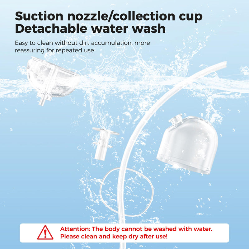 Nasal Aspirator for Baby, Baby Nose Sucker with 9 Suction Levels, Electric Nose Suction for Baby with Night Light, Can Play Lullabies, Equipped with 3 Food-Grade Silicone Nozzles and Tweezers (White) White