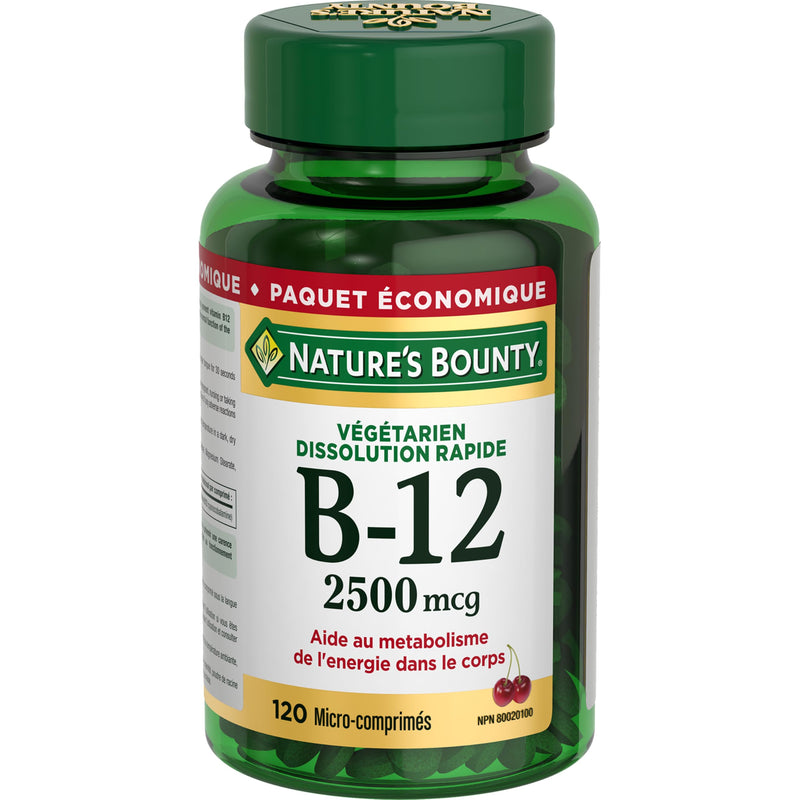 Nature's Bounty B-12 2500mcg 120 count