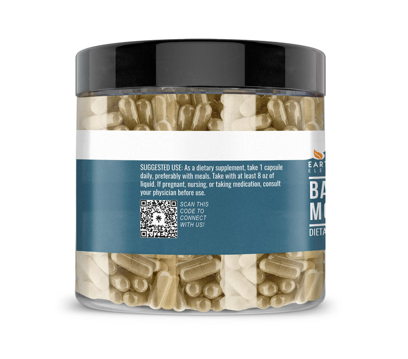 Earthborn Elements Bacopa Monnieri 200 Capsules, Pure & Undiluted, No Additives 200 Count (Pack of 1) - BeesActive Australia
