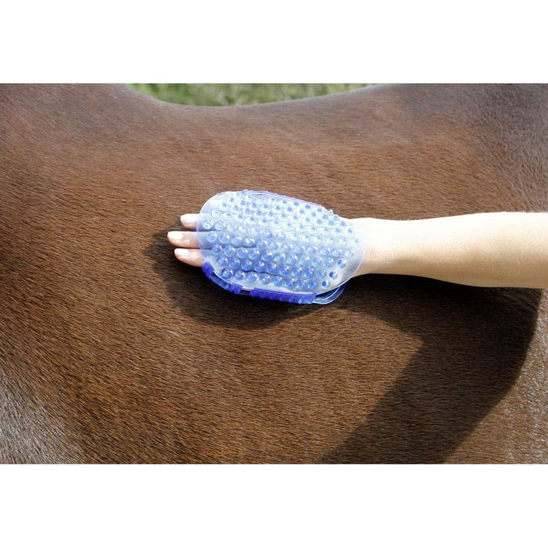 Kerbl magnetic massage curry comb royal blue - BeesActive Australia