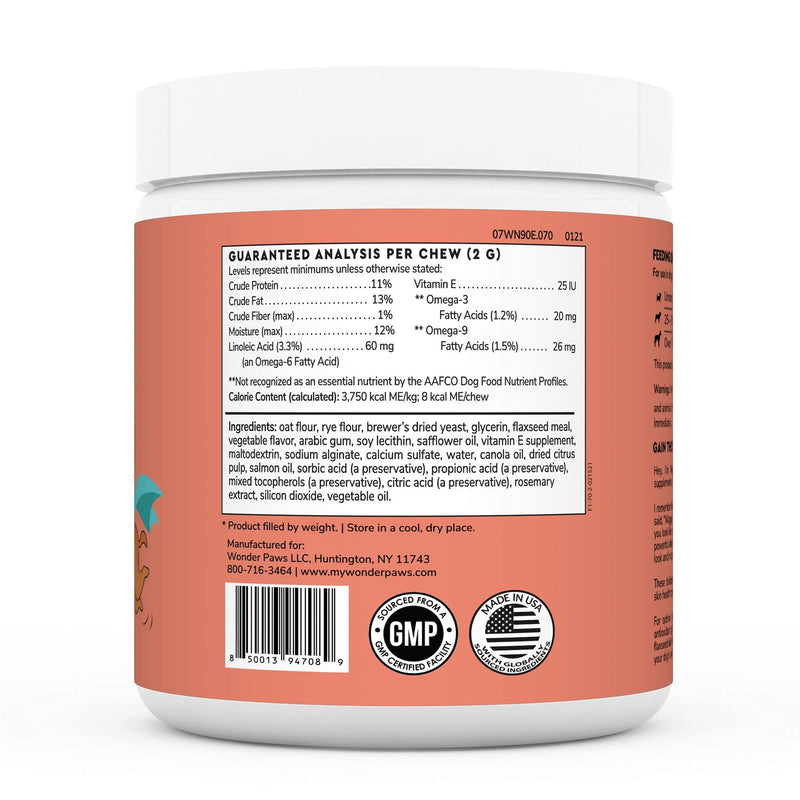 Skin + Coat Chews Plus Probiotic Superhero Chews - for Dog’s Skin and Coat Support, Joint Health, Digestive & Gut Health - Skin + Coat 70 Chews - Probiotic 90 Chews - PawsPlanet Australia