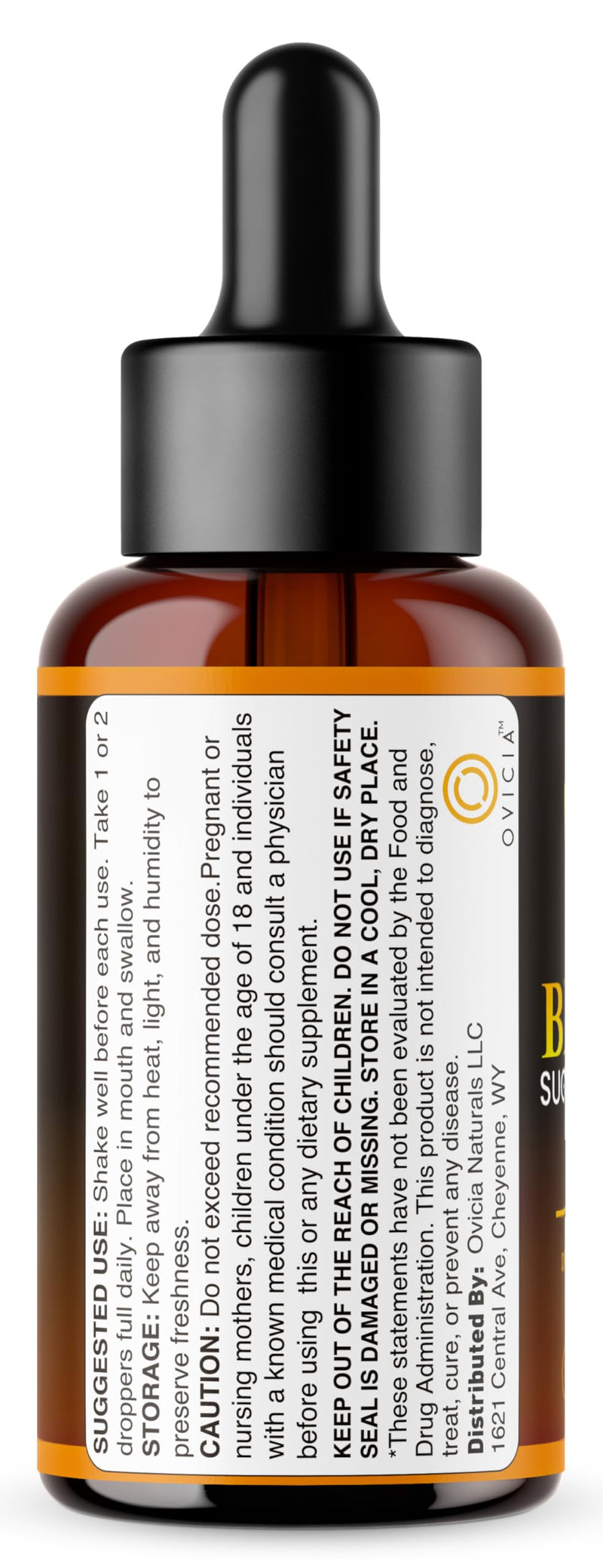Black Sugar Protect Drops - BlackSugar Protect Premium Liquid Drops All Natural Advanced Formula, BlackSugarProtect Support Vitamins for Overall Health & Wellness, 1 Bottle for 1 Month