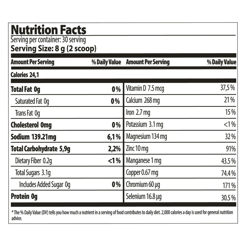 Farmasi Nutriplus Restore Non-GMO, Gluten-Free, Vegan,8.47oz | Formulated with Calcium, Magnesium, Zinc, Manganese, Copper, Chromium, Selenium & Vitamin D to support daily nutrient intake
