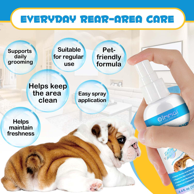 Dog Anal Gland Spray – Pet Bottom Hygiene & Freshening Spray, Helps Clean & Freshen Pet’s Bottom Area, Supports Normal Gland Function & Neutralises Odours