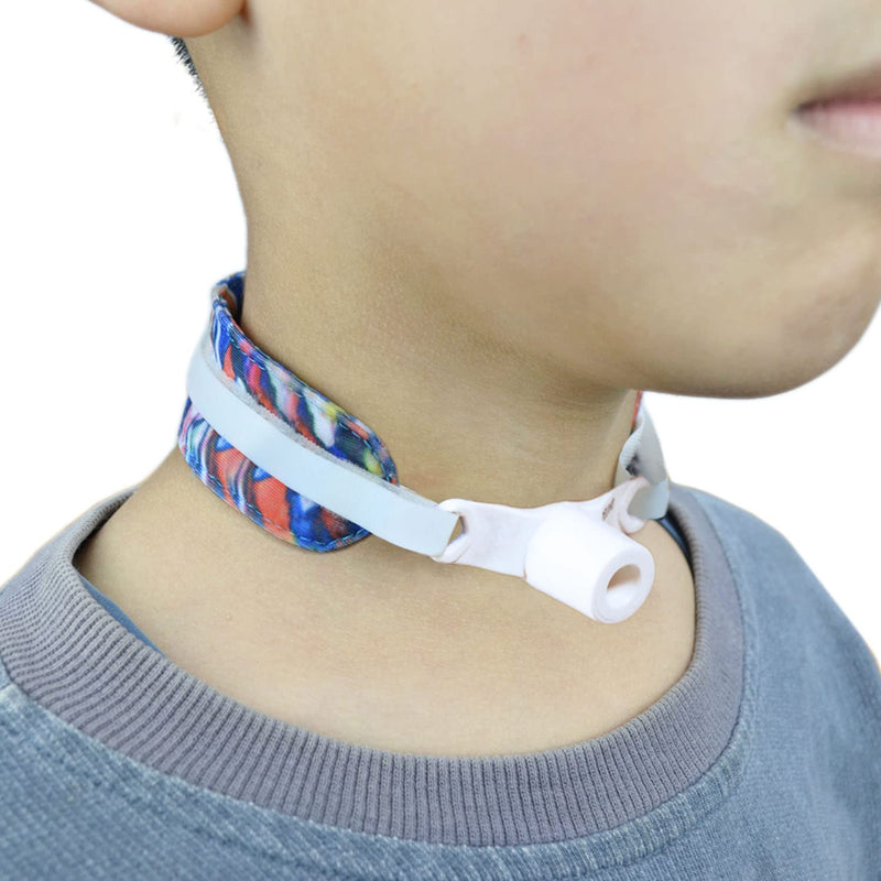 2 Pack Reusable Tracheostomy Tube Holder for Kids Comfort Trach Ties - BeesActive Australia