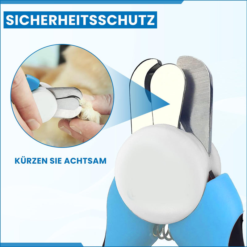 LINUMA® Dog Claw Cutter - Claw Scissors for Dogs, Dog Claw Cutter, Dog Nail Scissors, Claw Grinder, Dog Claw Scissors, Grooming & Claw Care for Dogs, Cat Claw Cutter Light Blue - BeesActive Australia