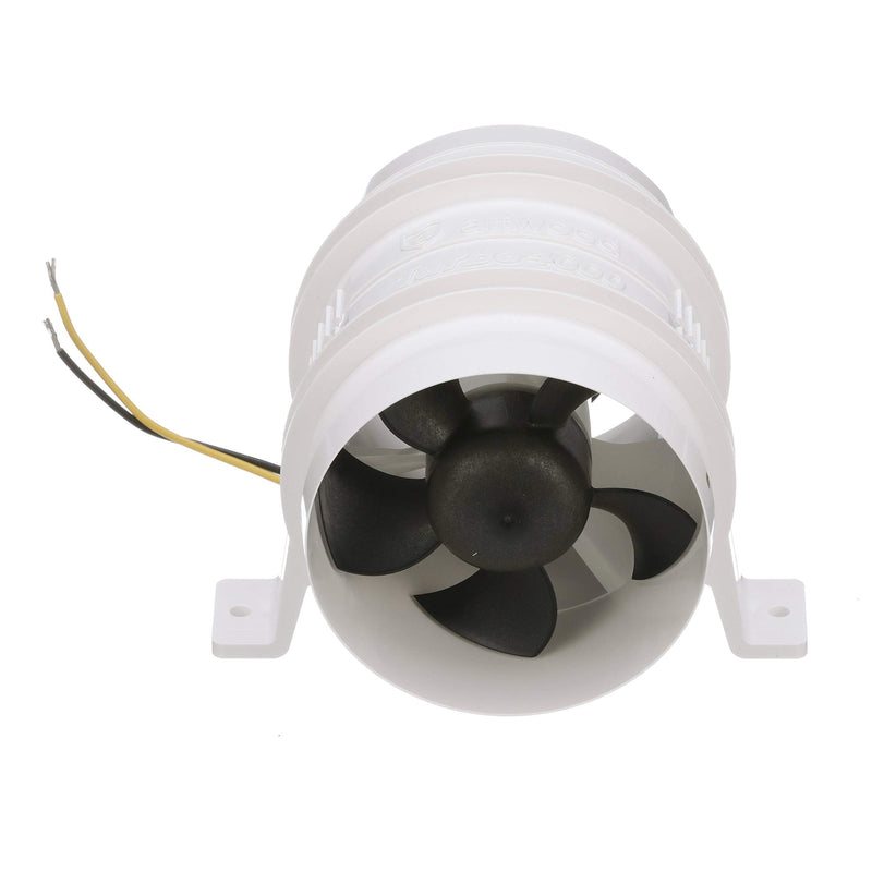 Attwood 1749-4 Turbo 4000 Series II In-Line Blower, For 4-Inch Interior Diameter Vent Hose, Water Resistant, 12-Volt - BeesActive Australia