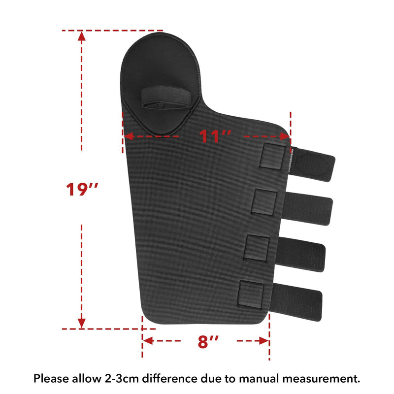 Harrison Howard Adjustable Touch Fasteners Quality Neoprene Versatile Horse Tail Guard Equine Tail Wrap Black - BeesActive Australia