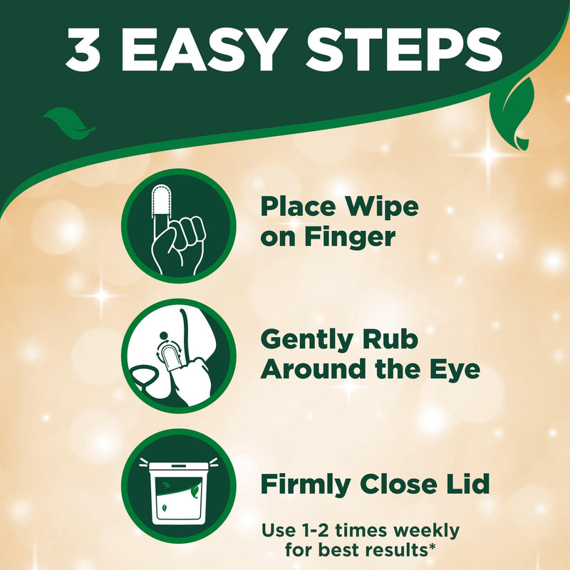 Vet’s Best Eye Cleansing Wipes for Dogs - Tear Stain Remover for Dogs - Easy to Use and Paraben Free - Aloe Vera & Witch Hazel - 50 Count - PawsPlanet Australia