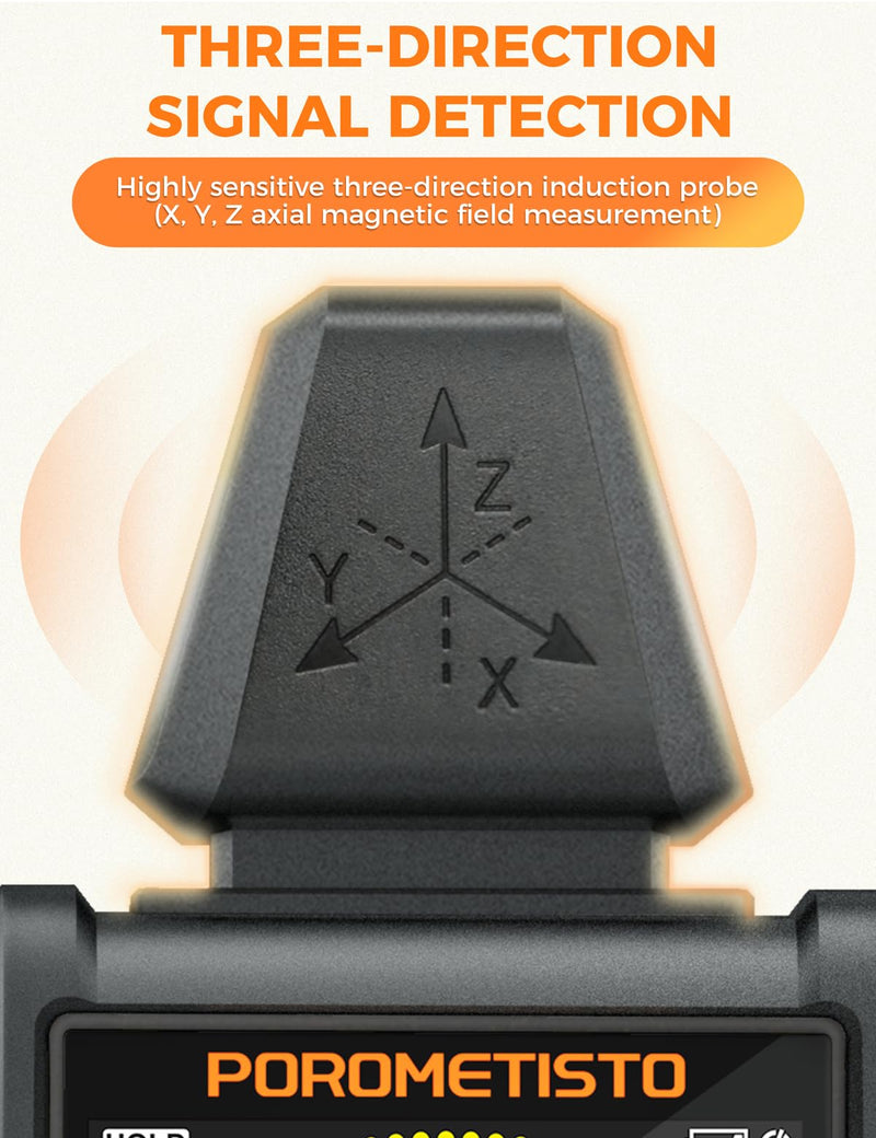 EMF Meter Radiation Detector, ET01Pro EMF Detector, 5-in-1 Electromagnetic Field & Radio Frequency Detector for Home Use & Office EMF Inspections,Ghost Hunting Equipment - BeesActive Australia