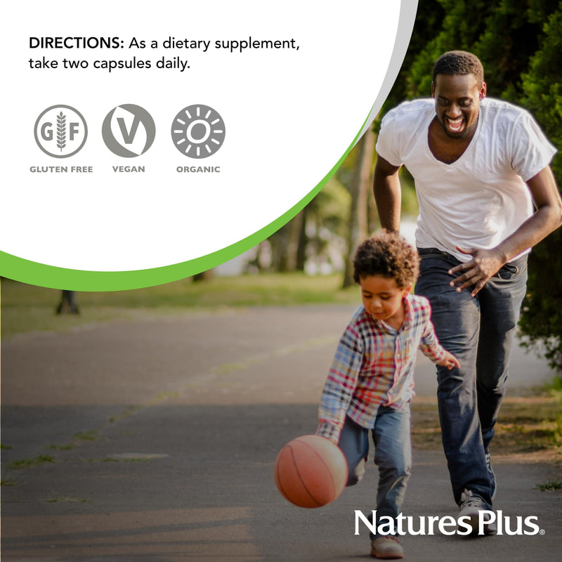 NaturesPlus Source of Life Garden Vitamin C - 60 Capsules - Immune System Support - USDA Certified Organic, Non-GMO, Vegan, Gluten Free - 30 Servings 60 Count (Pack of 1)
