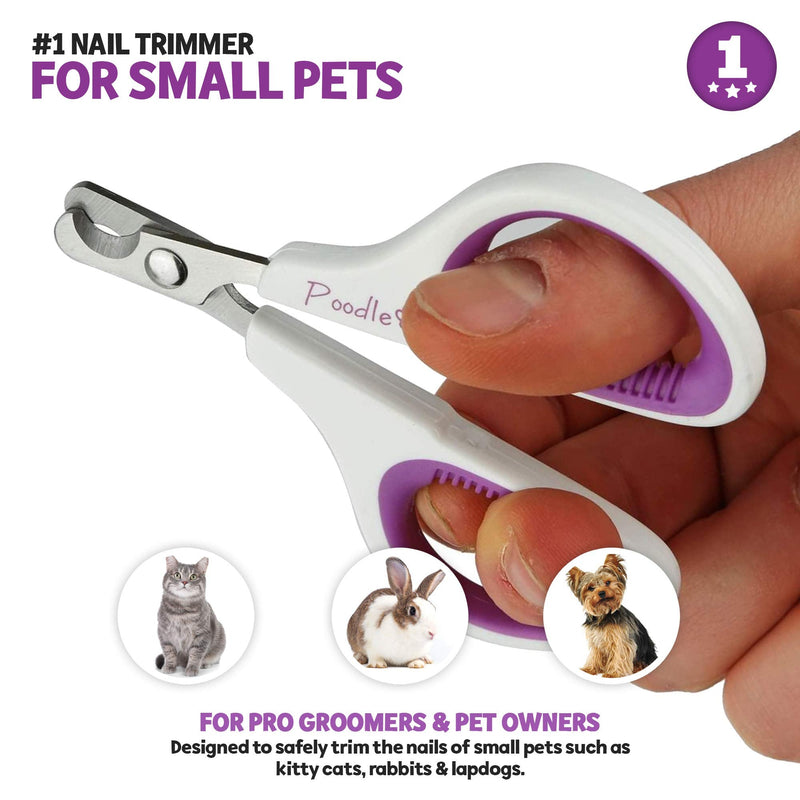 Round Bristle Pet Brush + Dog Grooming Rake + Cat Nail Clipper Bundle - BeesActive Australia