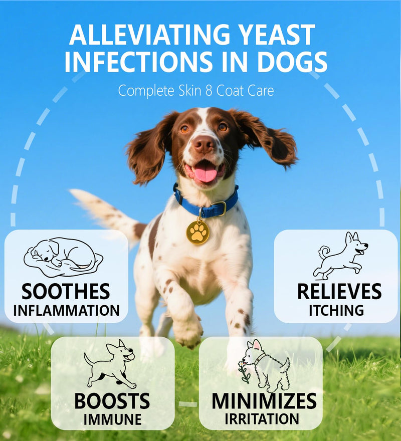 Allergy Relief Drops for Dogs, Allergy and Immune, Immune Support Supplement, Dog Supplement, Natural Pet Supplement for Dog Allergy Relief with Turmeric & Milk Thistle - 2 oz