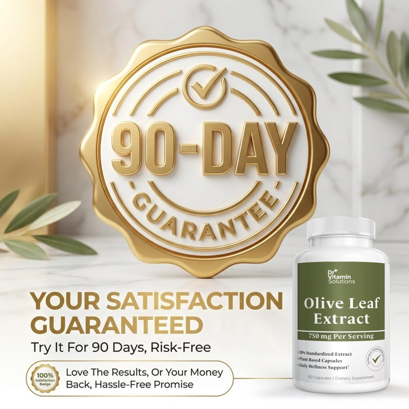 Olive Leaf Extract Capsules 750mg - 150mg Oleuropein, 60 Capsules 2 Month | 20% Standardized Herbal Supplement, Immune and Antioxidant Support, Non-GMO, Vegan, Gluten Free, Soy Free, No Fillers